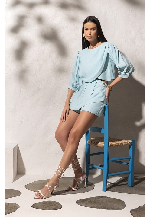 Blusa Chloe Pacific Blue