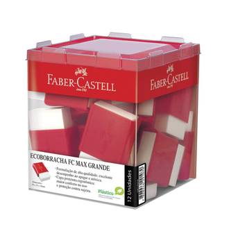 BORRACHA FC PLAST TK - GDE - CX 12 - FABER