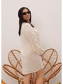 SAÍDA DE PRAIA CAMISA NA SEDINHA NUDE BOSS03 - 2