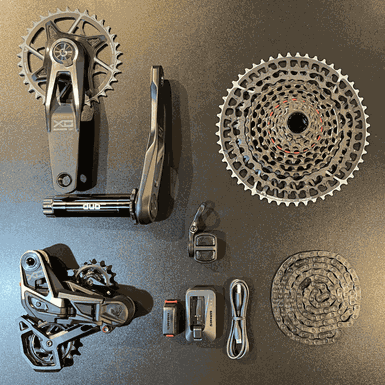 Grupo de Peças Sram Original X0 T-Type Eagle AXS Com Medidor de Potência 