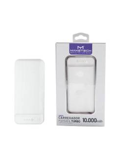 CARREGADOR PORTATIL 10000MAH BT-1010 - BRANCO - UN - MAKETECH