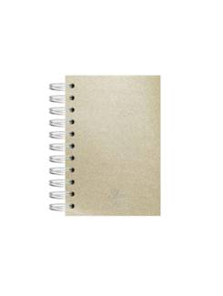 AGENDA ESPIRAL STAR ANUAL - 160FL - OURO - UN - KIT