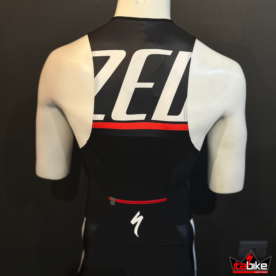 Macaquinho Specialized Triathlon Preto e Vermelho