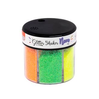 GLITTER SHAKER NEON 60G C/6 CORES - GLL0400 - UN - BRW