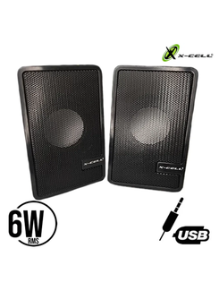 CAIXA DE SOM USB 6W XC-CM-07 - PRETO - UN - X-CELL