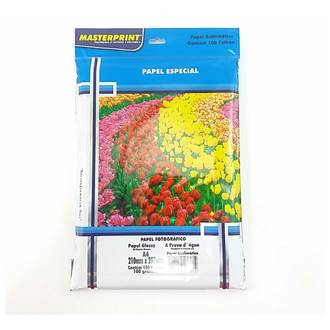 PAPEL SUBLIMATICO 100G 100FL A4 - 302030001 - UN - MASTERPRINT