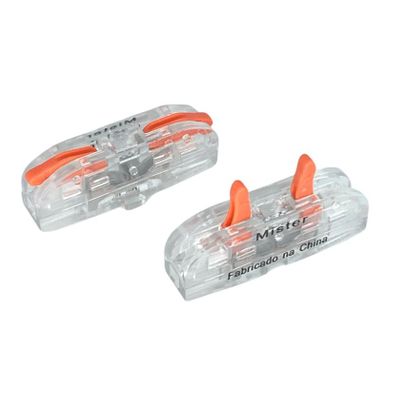 CONECTOR EMENDA RAPIDO LINEAR 1F (2PCS) 0,5-4,0mm MISTER