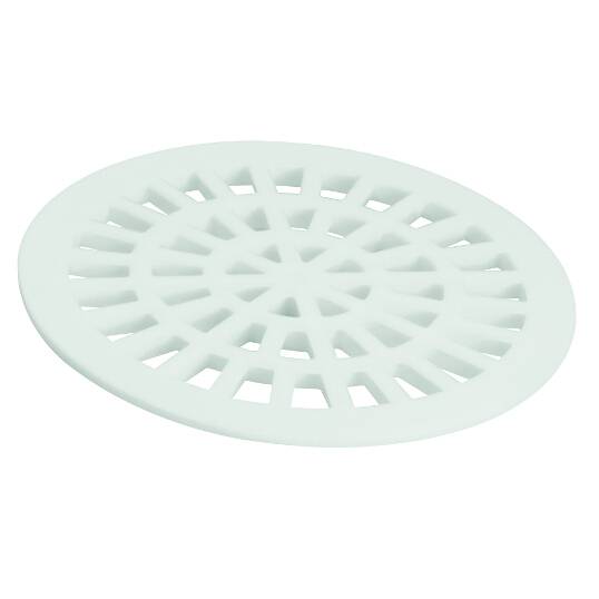 GRELHA PVC REDONDA BRANCO  AMANCO 150 MM