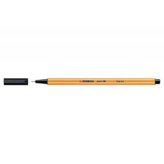CANETA POINT 88 0,4MM - PRETO - UN - STABILO