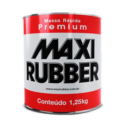 MASSA RAPIDA MAXI RUBBER CINZA 1,25kg 2MA001