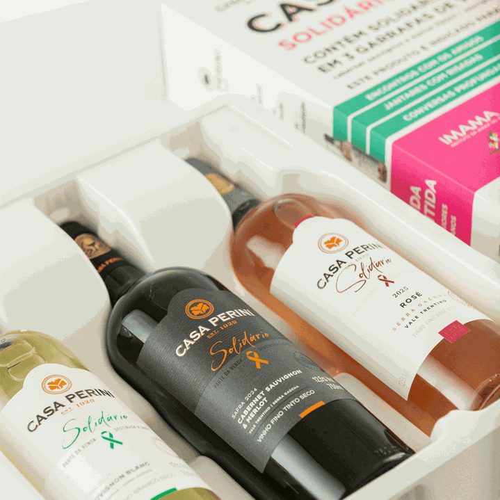 BOX VINHO SOLIDARIO (3X750ML) - CASA PERINI - 4