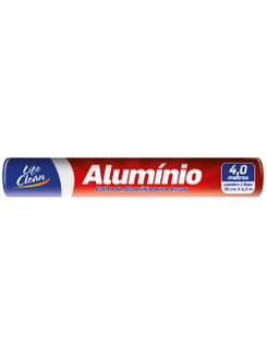 PAPEL ALUMINIO 0,30 X 4MTS - UN - LIFE CLEAN