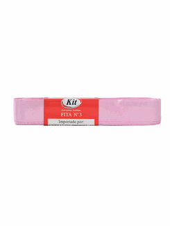 FITA CETIM Nº 3 15MMX10M  - ROSA - UN - KIT