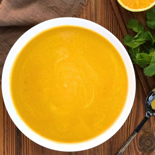 Sopa de Cenoura e Laranja