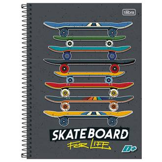 CADERNO UNIV CAPA DURA 12X1 240FLS - MAIS+ - UN - TILIBRA