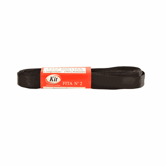 FITA CETIM Nº 2 10MMX10M  - PRETO - UN - KIT