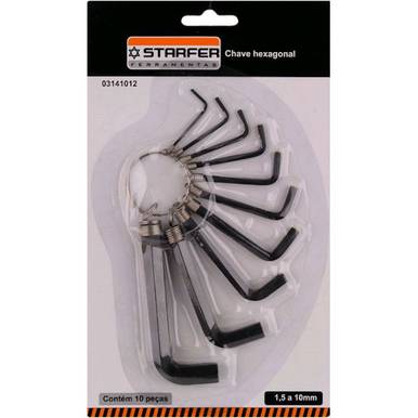 JOGO DE CHAVE ALLEN STARFER 1.5 A 10  REF. 3141012