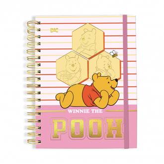 CADERNO COLEGIAL SMART 10X1 80FLS - 4494 - POOH - UN - DAC