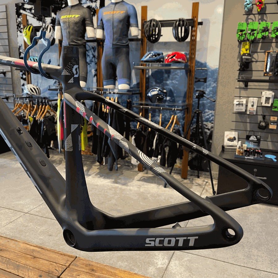Quadro Scott Em Carbono Scale HMX RC WC Carbono Aparente