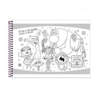 CADERNO DESENHO CAPA DURA 80FLS - ESPIRAL - DIVERTIDA MENTE - UN - FORONI