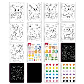 LIVRO DE COLORIR MAGICO ANIMAIS - C/PINCEL+PALITO - UN - TRIS