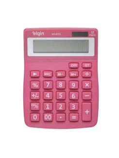 CALCULADORA MESA 12 DIG MV4135 - ROSA - UN - ELGIN
