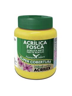 TINTA ACRILICA FOSCA 250ML  - AMARELO LIMAO - UN - ACRILEX