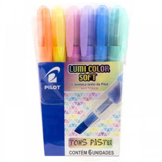 MARCA TEXTO LUMICOLOR PASTEL C/6 - UN - PILOT