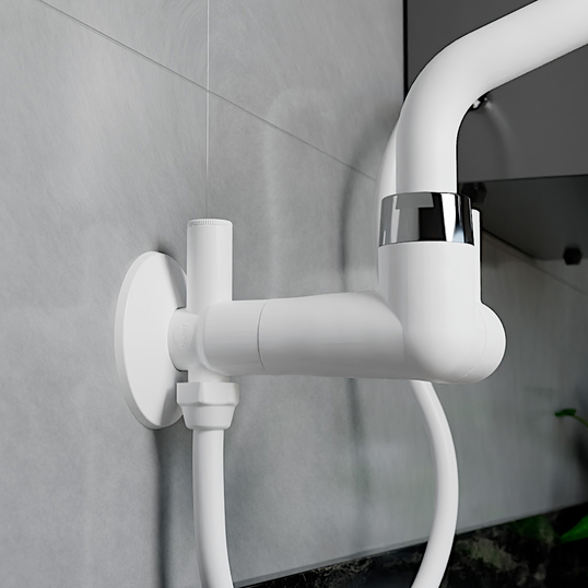 ADAPTADOR PARA FILTRO EM ABS BRANCO COM REGISTRO INTEGRADO