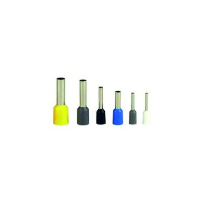 TERMINAL  PRE ISOL TUBO 6,0mm H12,0 L20,0(50) AM G20
