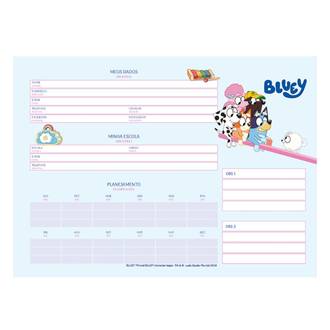 CADERNO DESENHO CAPA DURA 80FLS - ESPIRAL - BLUEY - PCT 4 - JANDAIA