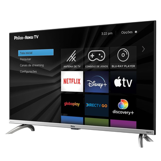 SMART TV LED 32 HD ROKU PTV32G7PR2CSBLH - PRETO - UN - PHILCO