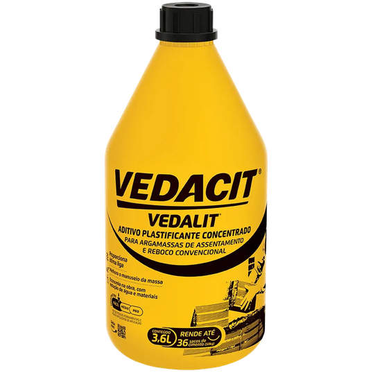 VEDALIT ADITIVO PLASTIFICANTE VEDACIT 3.6L