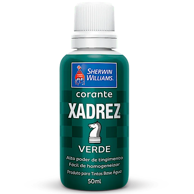 CORANTE LIQUIDO XADREZ 50 ML VERDE 50ML
