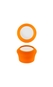 Tampa para Espumante Boccati em Silicone com Chapa (laranja)