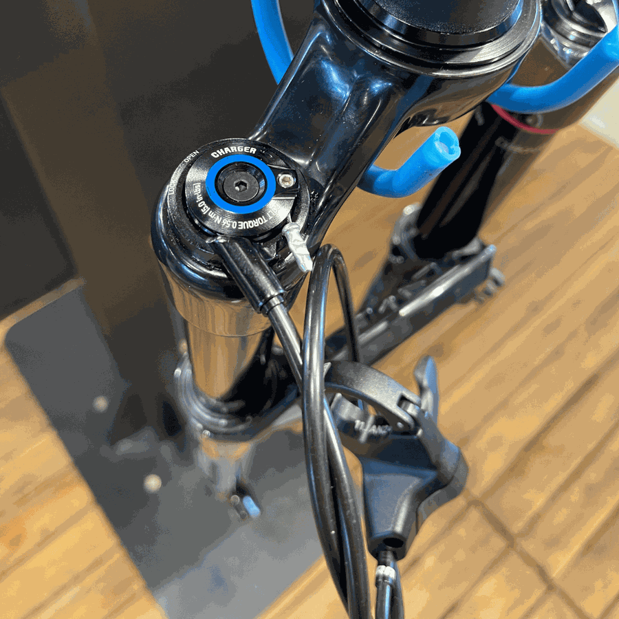 Garfo de Suspensão Rockshox Original Sid Select SL 110mm Preta com Trava no Guidão