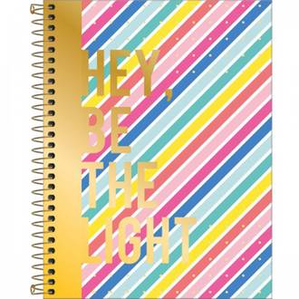 CADERNO COLEGIAL CAPA DURA 10X 160FLS - BE NICE - PCT 4 - TILIBRA