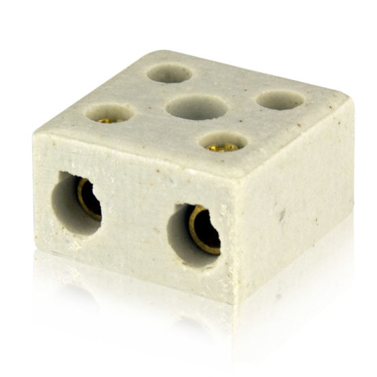 CONECTOR DE PORCELANA FOXLUX 16MM² 2P