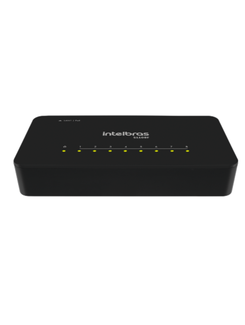 SWITCH 8 PORTAS - 10/100 MBPS - S1108F - PRETO - UN - INTELBRAS