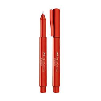CANETA FINE PEN 0,4MM - COLORS - VERMELHO - CX 12 - FABER