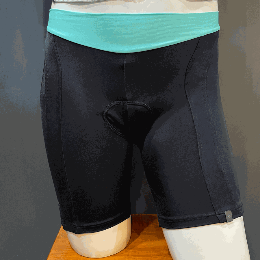 Shorts Original Specialized RBX Sport Feminino Preta e Verde 