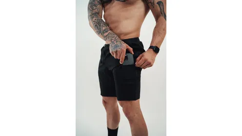 Shorts V3s c/ Lycra 2 em 1 Preto Lurk hover