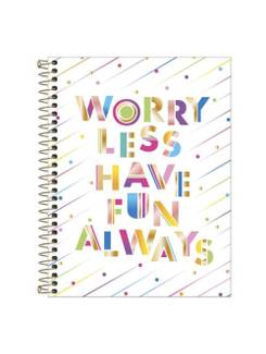 CADERNO COLEGIAL CAPA DURA 10X 160FLS - BE NICE - UN - TILIBRA