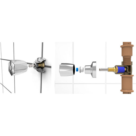 REPARO MVS PARA REGISTRO DE PRESSÃO DECA COM CASTELO BLUKIT