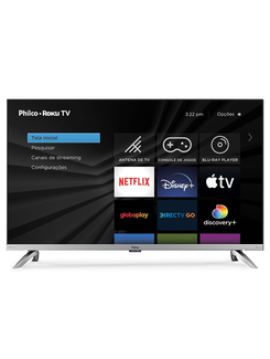 SMART TV LED 32 HD ROKU PTV32G7PR2CSBLH - PRETO - UN - PHILCO
