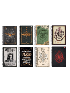 CADERNO UNIV CAPA DURA 1X1 96FLS - HARRY POTTER - UN - JANDAIA