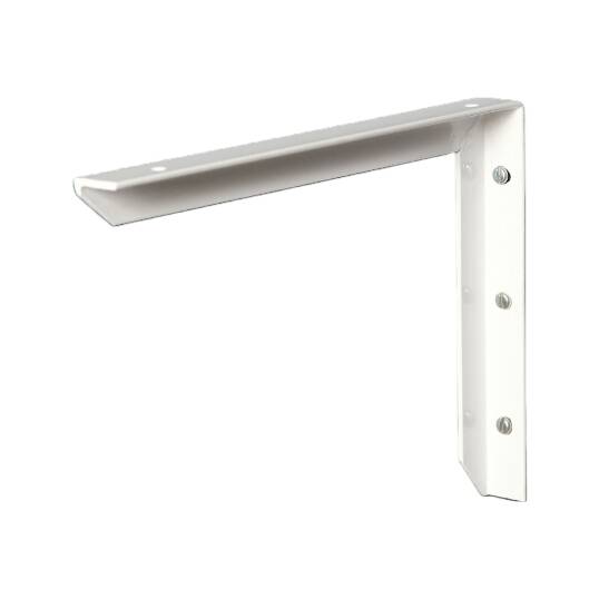 SUPORTE PARA PRATELEIRA PV FLEX MASTER (Par) Linha: Pesada. Acabamento: Branco. 250 x 500 mm - Ref: 246