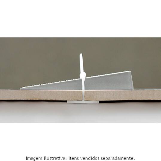 ESPAÇADOR PARA NIVELAMENTO DE PISO MOLDIMPLAS TRANSPARENTE (Pacote com 50 unidades) 1.0 MM