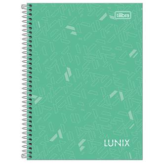 CADERNO 1/4 ESPIRAL CAPA DURA 80FLS - LUNIX - UN - TILIBRA