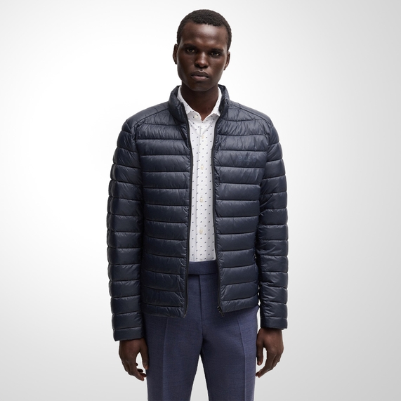 JAQUETA HUGO BOSS MASCULINA REPELENTE A ÁGUA MARINHO